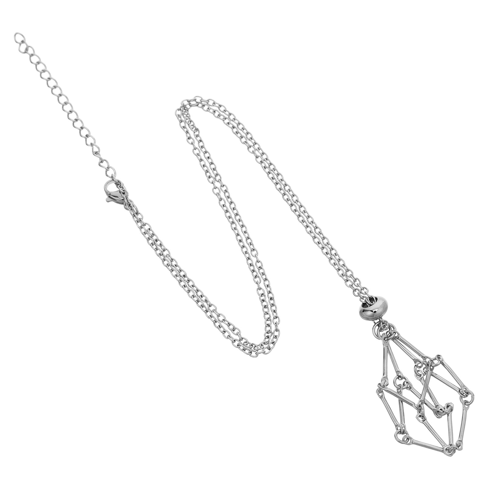 Ожерелье-держатель для кристал – обзор и цена Crystal Pendant Necklace Natural Stone