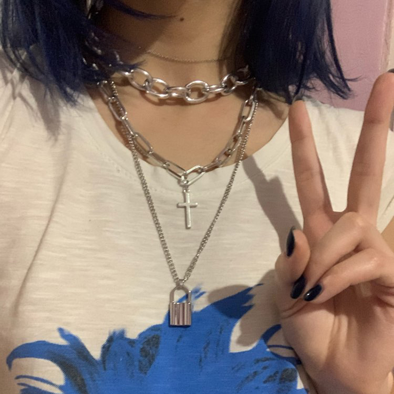 Многослойная гранж Эстетическа – обзор и цена Layered Pendant Necklace Aesthetic