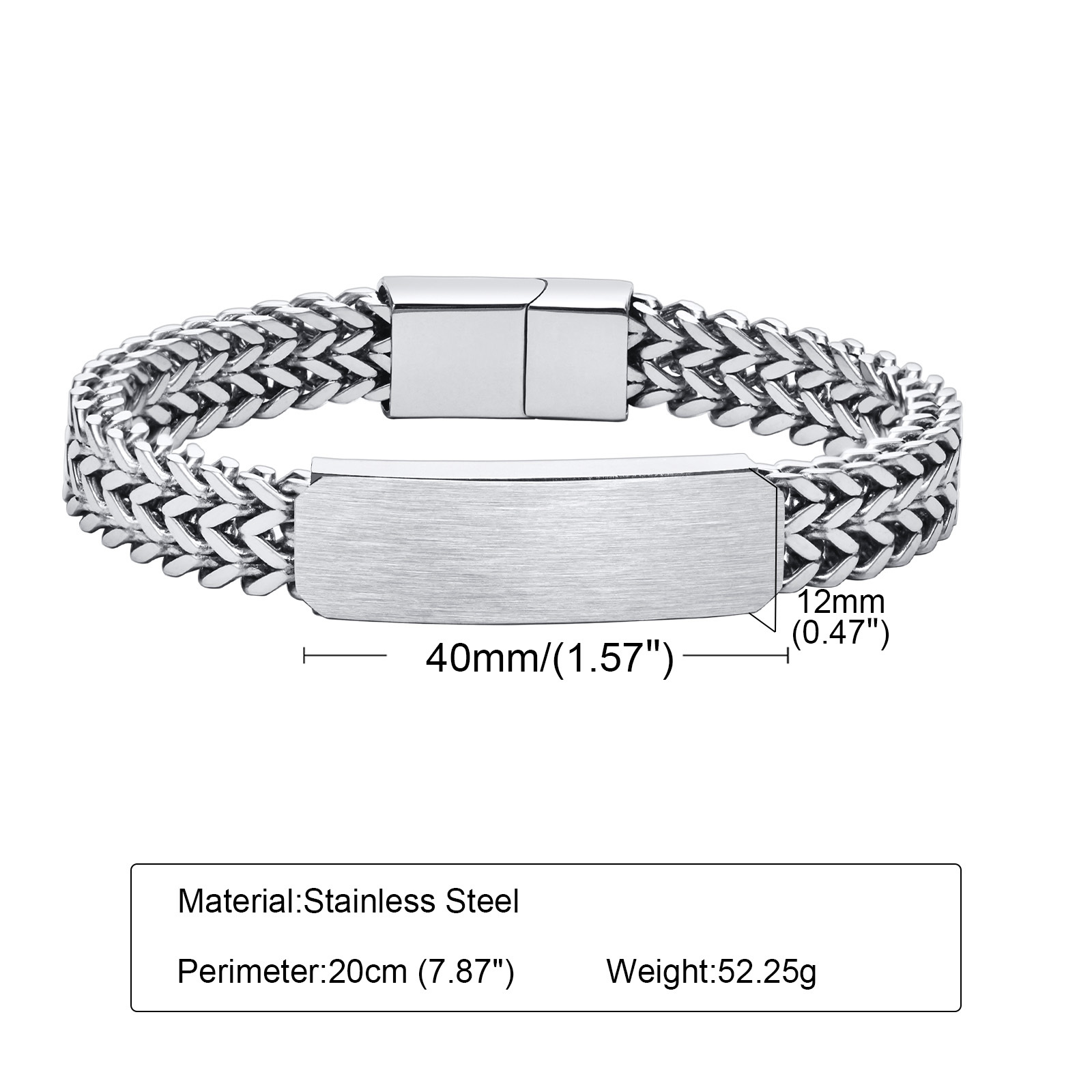 Мужской двухслойный браслет-це – обзор и цена Cuban Link Chain 12Mm