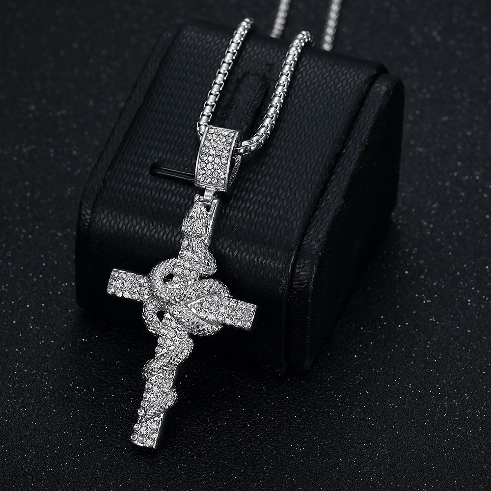 Змеиный узор, резной крест из  – обзор и цена Cross Pendant Necklace Gold