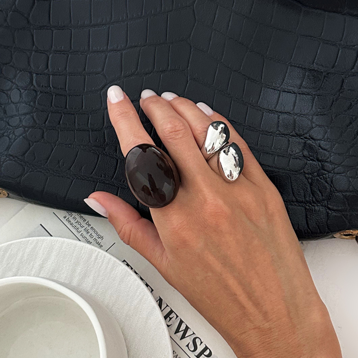 KunJoe, 2 шт./компл., винтажно – обзор и цена Vintage Punk Knuckle Rings Set
