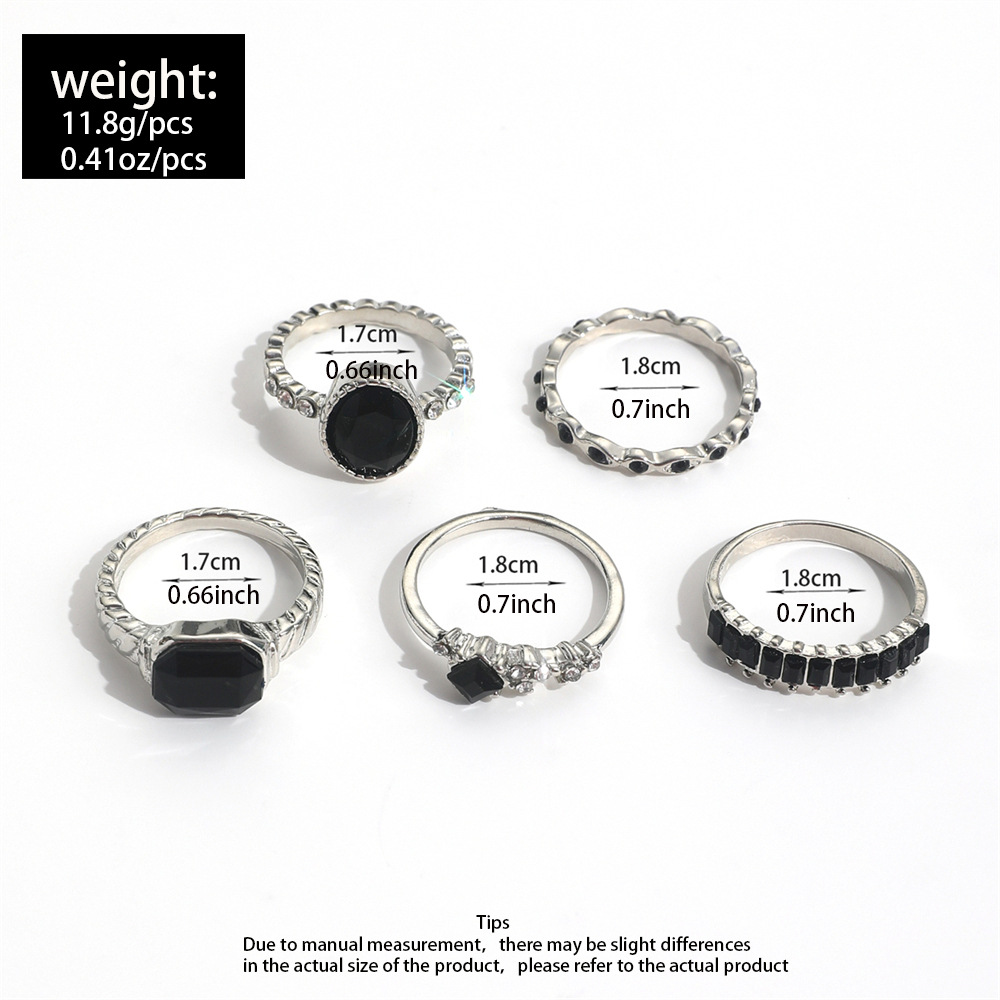 Набор колец в ретро-стиле с че – обзор и цена Vintage Punk Knuckle Rings Set