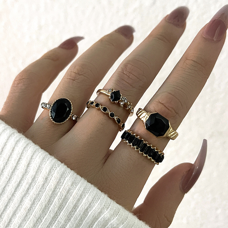 Набор колец в ретро-стиле с че – обзор и цена Vintage Punk Knuckle Rings Set