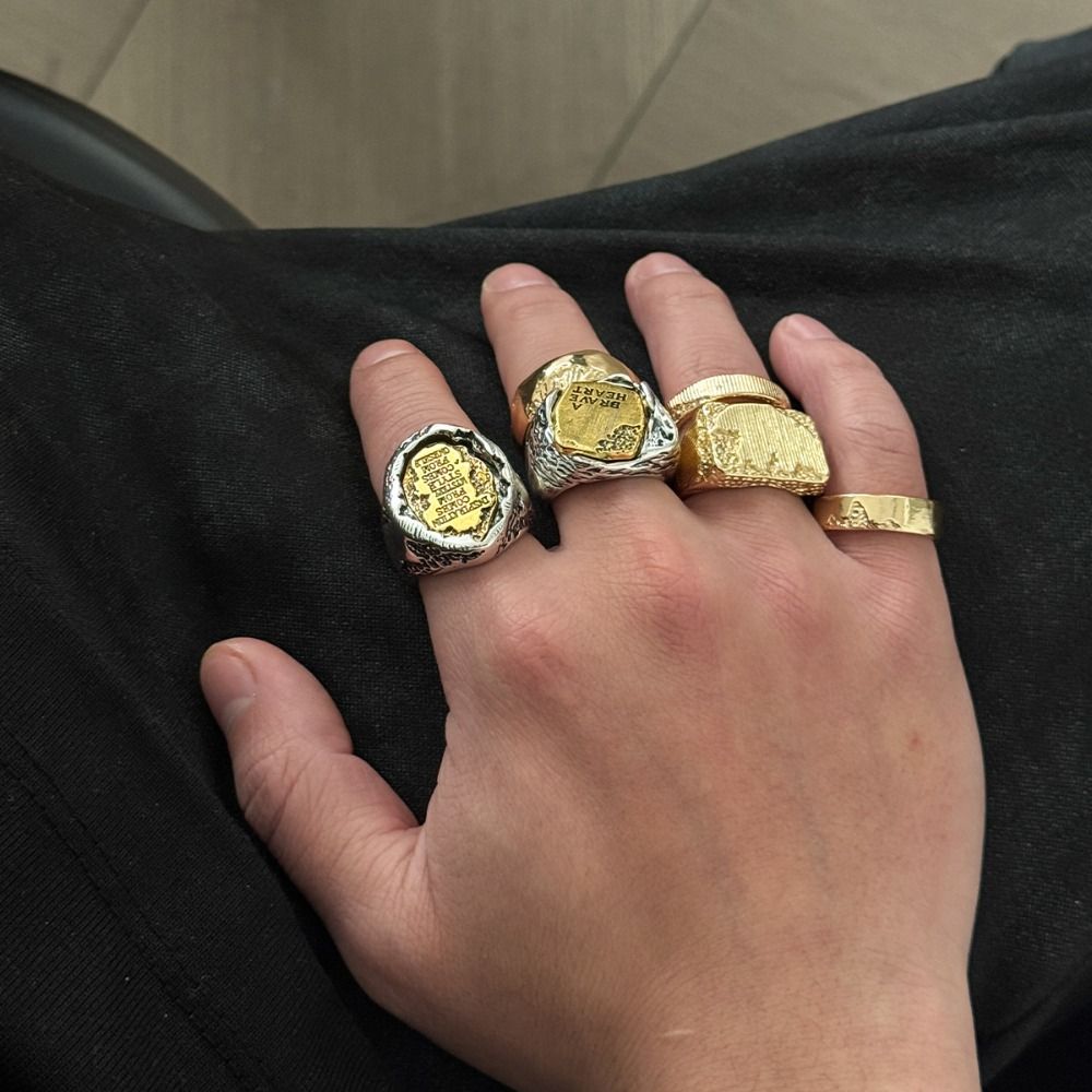 Наборы колец для пальцев, 6 шт – обзор и цена Vintage Punk Knuckle Rings Set