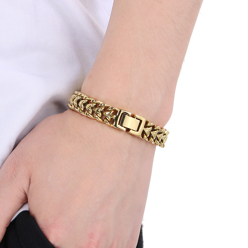 Браслет KALEN из блестящей нер – обзор и цена Cuban Link Chain 12Mm