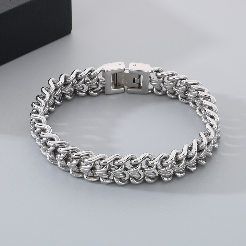 Браслет KALEN из блестящей нер – обзор и цена Cuban Link Chain 12Mm