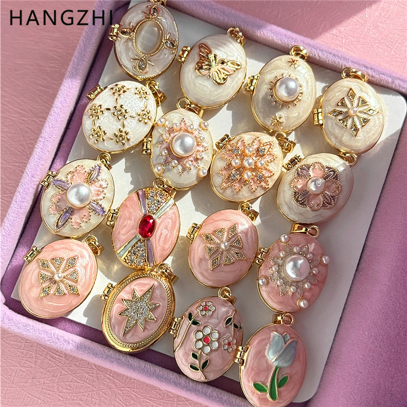 HangZhi эмаль романтический ро – обзор и цена Heart Locket Necklace Photo